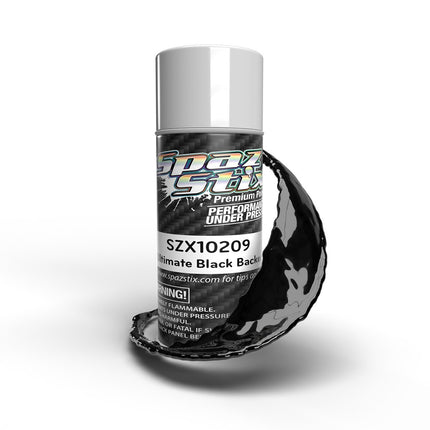 Spaz Stix Ultimate Black Backer for Mirror Chrome, Aerosol, 3.5oz Can SZX10209