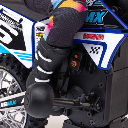 Losi Promoto-MX RTR 1/4 Brushless Dirt Bike (ClubMX) Blue LOS06000T2