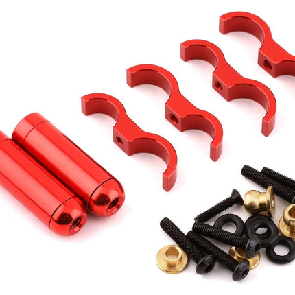 Desert Lizard Piggyback Shocks w/Reservoir Red (100mm) YEA-DDP-100RD