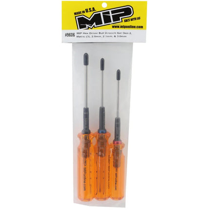 MIP Gen 2 Metric Ball End Hex Driver Wrench Set (2.0, 2.5 & 3.0mm)  MIP9606