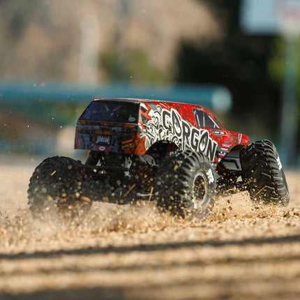 Arrma Gorgon 223S 1/10 RTR Brushless 2WD Monster Truck (Red) ARA3530T2