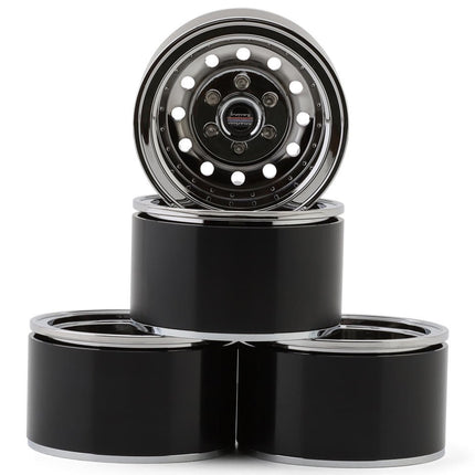 RC4WD American Racing 1.9" Outlaw II Deep Dish Beadlock Wheels Chrome RC4ZW0088