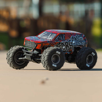 Arrma Gorgon 223S 1/10 RTR Brushless 2WD Monster Truck (Red) ARA3530T2