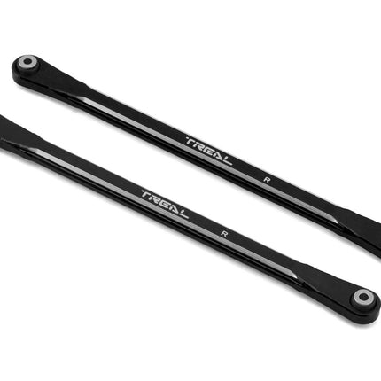 Treal Hobby Aluminum Rear Suspension Camber Links for Traxxas Sledge (Black) (2)