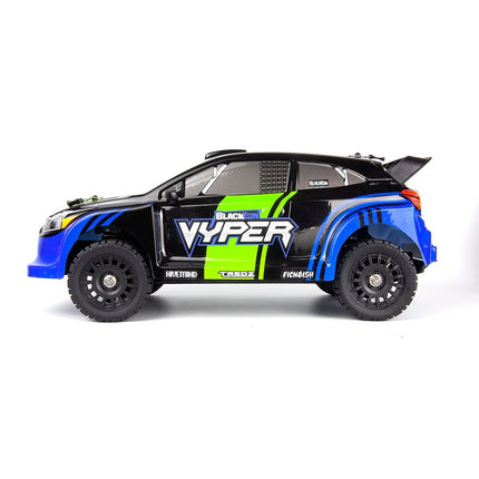 BlackZon Vyper RX 1/16 4WD Rally Car - Blue/Green BZN540282