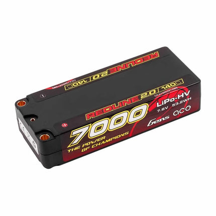 Gens Ace Redline 2.0 2S Mid-Size LiHV Battery 140C (7.6V/7000mAh) GEA70002S14M5