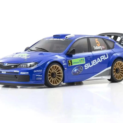 Kyosho MA-020 AWD Mini-Z ReadySet w/2008 Subaru Impreza WRC Rally Body Wht/Blue