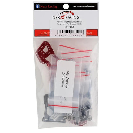 NEXX Racing Madbull Cantilever Suspension Aluminum Chassis (Red)