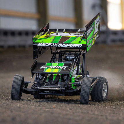 Losi 22S 1/10 Brushless 2WD RTR Sprint Car (Green) LOS1387T2