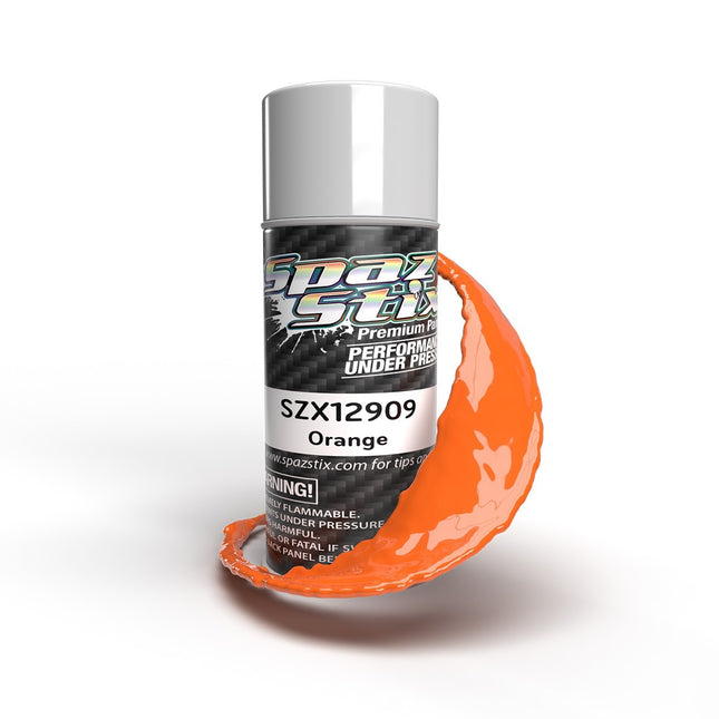 Spaz Stix Solid Orange Aerosol Paint, 3.5oz Can SZX12909