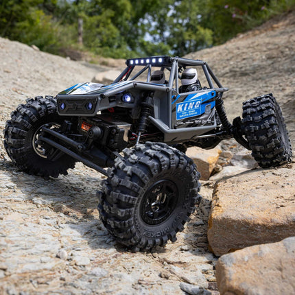 Axial 1/18 UTB18 Capra 4WS 4WD Trail Buggy RTR with Battery & Charger, Blue