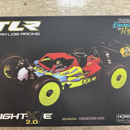 Team Losi Racing 8IGHT-X/E 2.0 Combo Nitro/Electric 1/8 4x4 Off-Road Buggy Kit