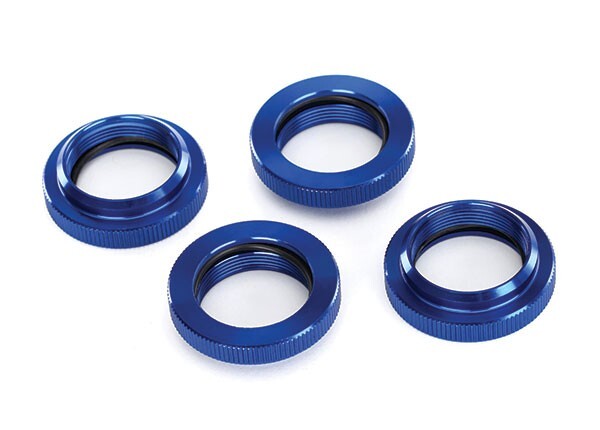 TRAXXAS SHOCK GTX ALUM SPRING RETAINER BLUE TRA7767 X-MAXX/XRT