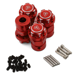Treal Hobby Arrma Kraton 6S EXB Aluminum 27mm Extended Hex Hub Wheel Nuts Red