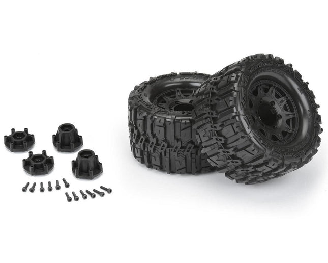 Pro-Line 1/10 Trencher HP BELTED F/R 2.8" MT Tires MTD 12mm/14mm Blk Raid