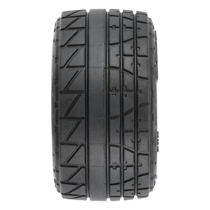 Pro-Line 1/18 Menace F/R Street Tires MTD 12mm Black Raid (4): Granite GROM