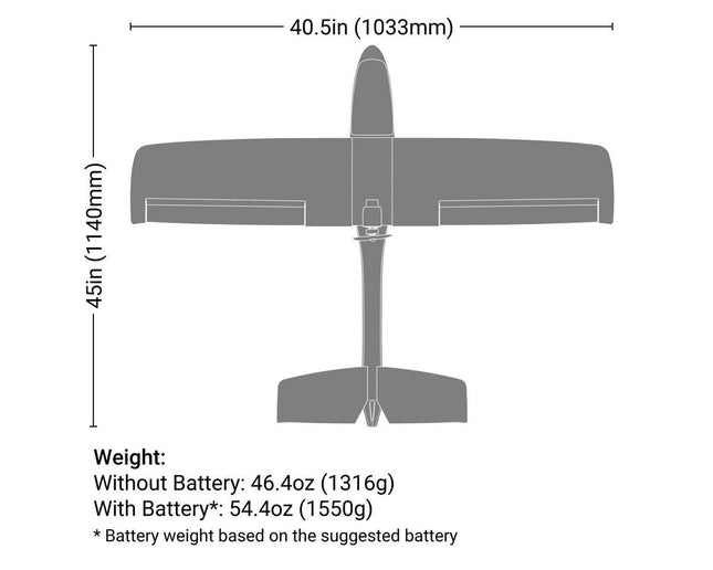 HobbyZone AeroScout S 2 1.1m RTF Trainer Electric Airplane (1033mm) HBZ380002