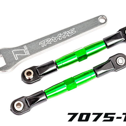 Traxxas 2445G Toe links Front Tubes green-anodized New!!