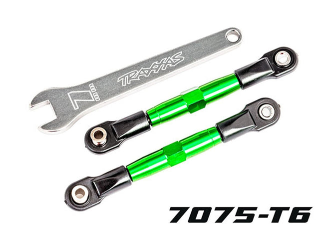 Traxxas 2445G Toe links Front Tubes green-anodized New!!