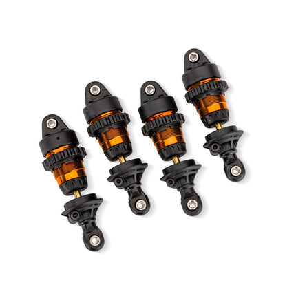 Traxxas 10865-ORNG Aluminum Mini GTR Short Shocks (4) MINI SLASH/Rally