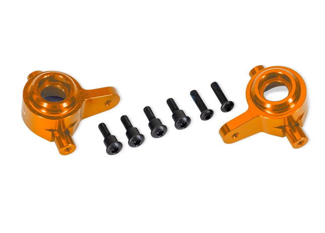 Traxxas 9064-ORNG Aluminum Orange Steering Blocks (L&R) TRA9064ORNG