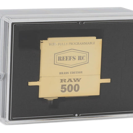 Reefs RC RAW 500 High Torque/Speed Digital Servo Brass Edition 145.2g REEFS159