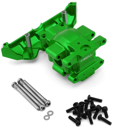 Treal Hobby Aluminum Front Gearbox Set Traxxas Mini Maxx/XRT/Slash Green