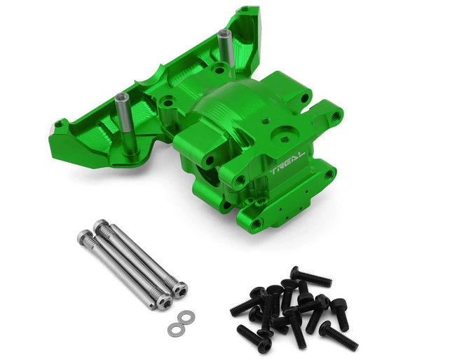 Treal Hobby Aluminum Front Gearbox Set Traxxas Mini Maxx/XRT/Slash Green