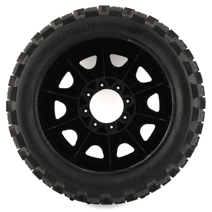 Pro-Line Badlands MX57 5.7" Pre-Mounted 1/6 Monster Truck Tires (Black) (Soft)