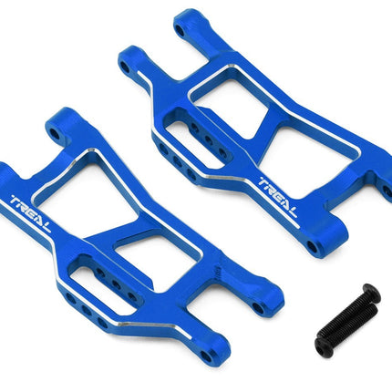 Treal Hobby Aluminum Front Lower Suspension Arm Set Traxxas Mini Maxx Blue