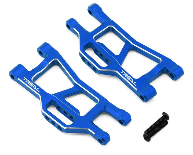 Treal Hobby Aluminum Front Lower Suspension Arm Set Traxxas Mini Maxx Blue