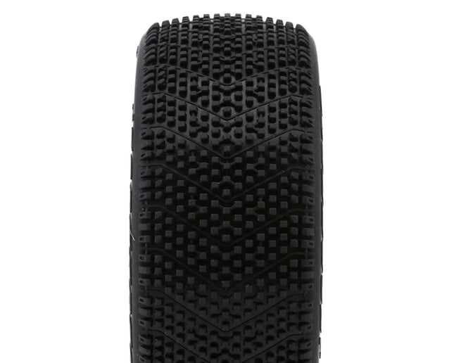 JConcepts Falcon Pre-Mounted 1/8th Buggy Tires (2) (White) (Green) JCO4071-12