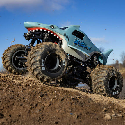 Losi 1/18 Mini LMT Megalodon 2S 4X4 RTR Brushed Monster Truck w/ Battery/Charger