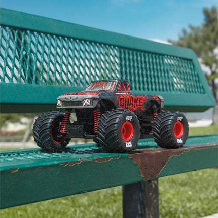 ARRMA Quake Grom 4x4 1/16 Scale RTR Brushed Monster Truck Red ARA2137T1