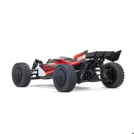 Arrma Typhon Grom MEGA 4WD 380 Brushed 1/18 Buggy RTR Red/White ARA2106T2