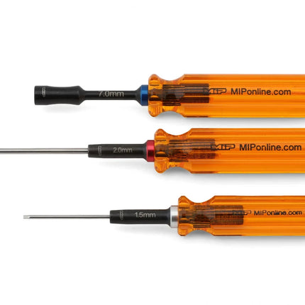 MIP Gen 2 Metric Wrench Set (1.5mm, 2.0mm Hex & 7.0mm Nut Driver) MIP9620