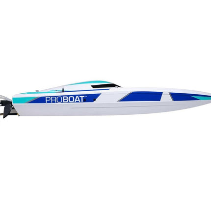 PRO BOAT PRB08032V2T2 Sonicwake V2 36" Self-Righting Brushless Deep-V RTR White