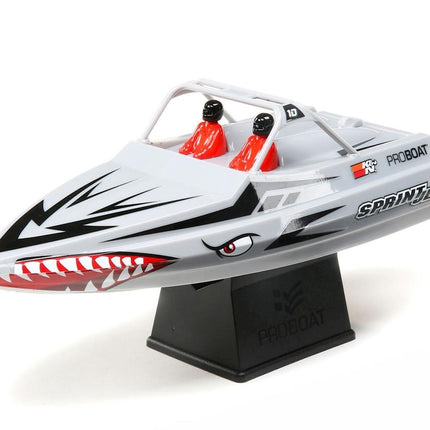 Pro Boat Sprintjet 9 Inch Self-Righting RTR Electric Jet Boat Silver PRB08045T1