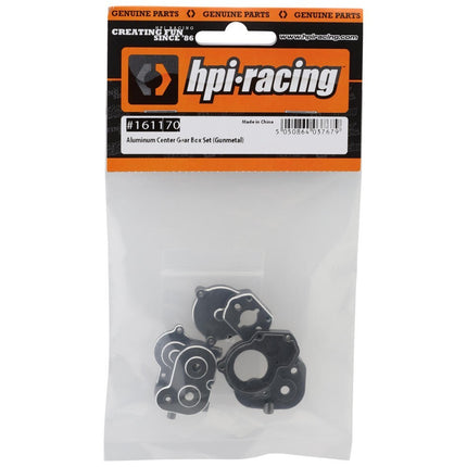 HPI Venture18 Aluminum Transmission Gearbox Set (Gunmetal) HPI161170