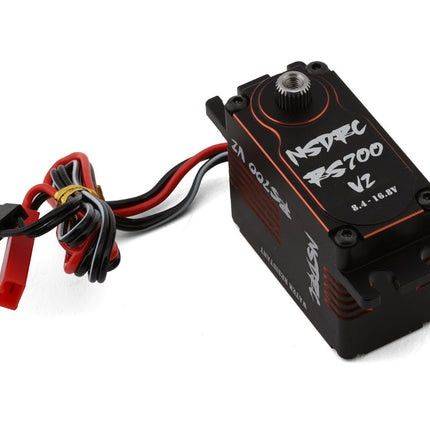 No Superior Designs RC RS700 V2 Waterproof Brushless Low-Profile Servo (HV) ORG