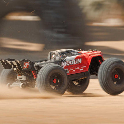Arrma Kraton 4S V2 BLX RTR 1/10 4WD Brushless Monster Truck (Red) ARA4408V2T3