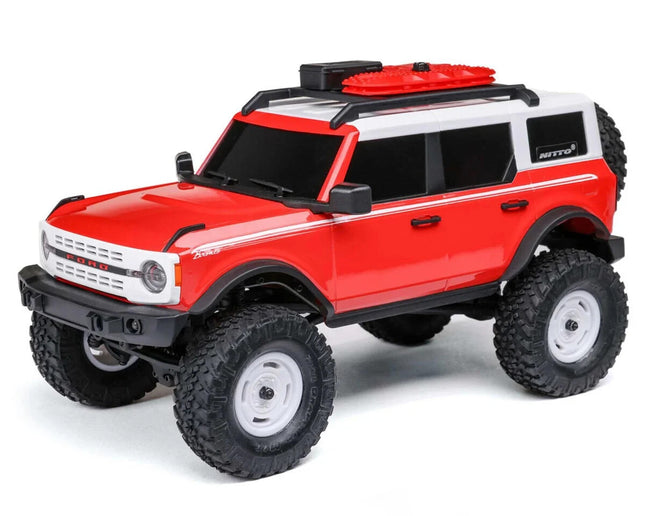 Axial SCX24 Ford Bronco 4X4 RTR Brushed Rock Crawler Battery/Charger Heritage