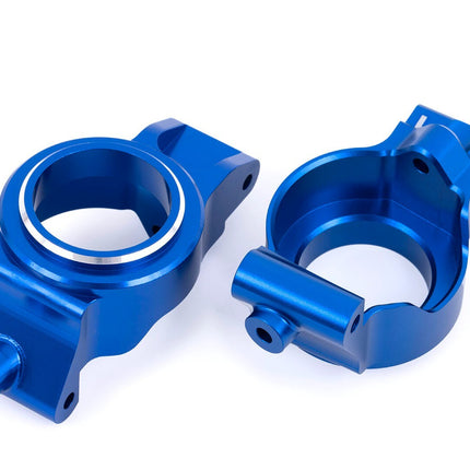 TRAXXAS ALUM CASTER BLOCKS (C-HUBS) BLUE X-MAXX/XRT TRA7832-BLUE
