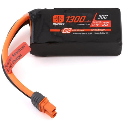 Spektrum RC 3S Smart G2 LiPo 30C Battery Pack w/IC3 Connector 11.1V/1300mAh