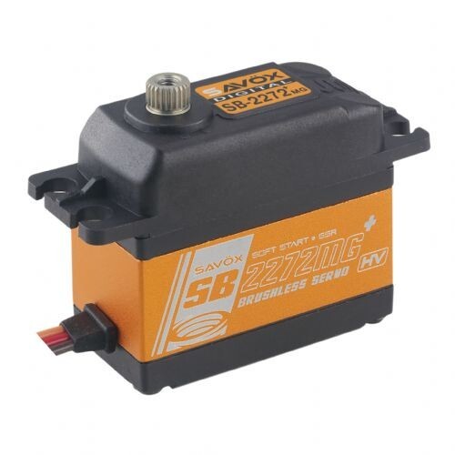 Savox High Volt Brushless Digital Gyro Servo with Soft Start 0.028sec / 138.9oz