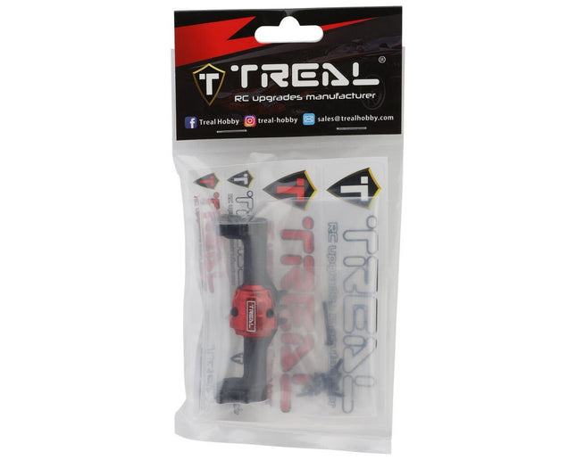 Treal Hobby Redcat Ascent-18 7075 Aluminum Rear Axle Housing Black w/Hubs