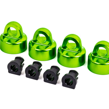 Traxxas Sledge Green Anodized Aluminum Shock Caps GT-Maxx Shocks 9664G New!!