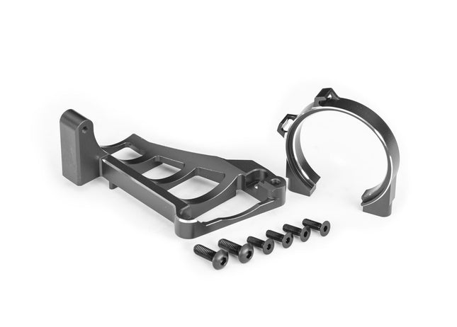 Traxxas Aluminum Front & Rear Motor Mounts For Maxx Gray TRA10261-GRAY