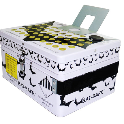 Bat-Safe White LiPo Battery Charging Case BAT-SAFE