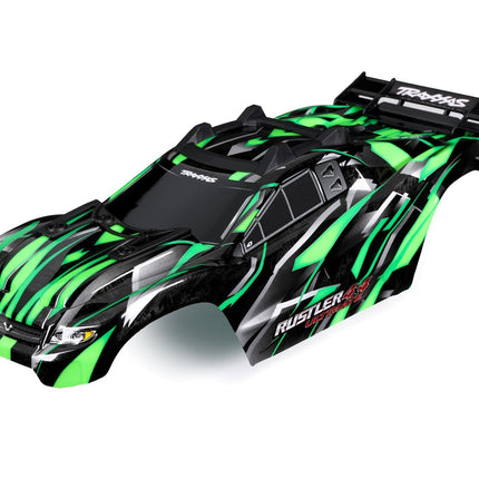 Traxxas Rustler 4x4 Ultimate Painted Body Green TRA6749GRN